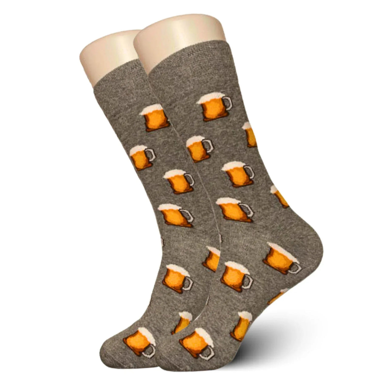 Grey Beer Socks