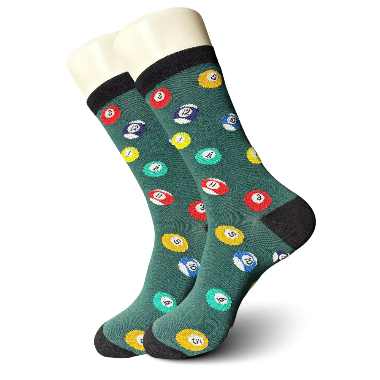 Green Pool Ball Socks