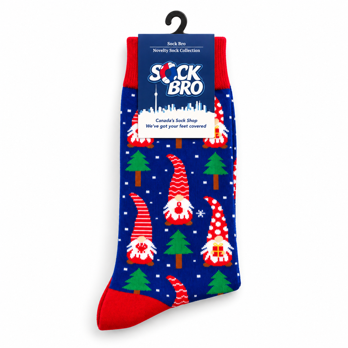 Christmas Tree and Gnome Socks