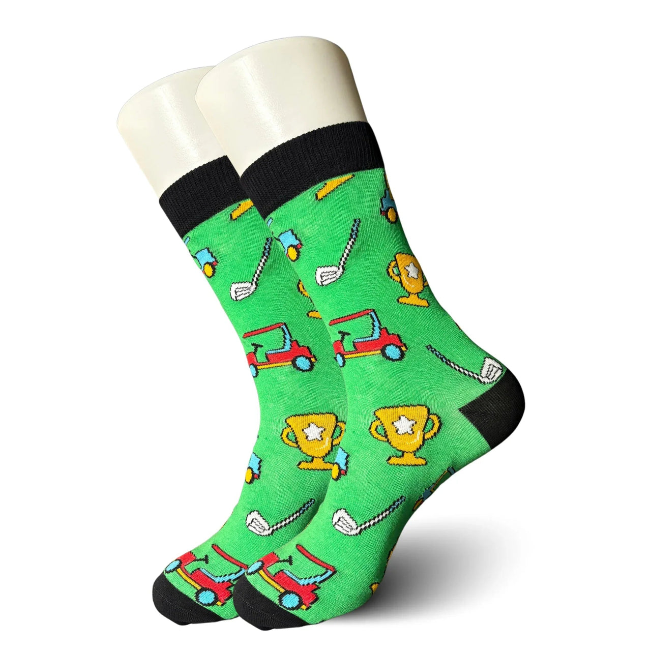 Green Golf Champ Socks