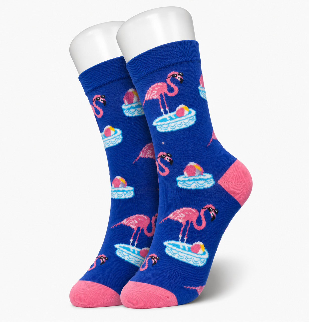 Pink Flamingo Bath Socks