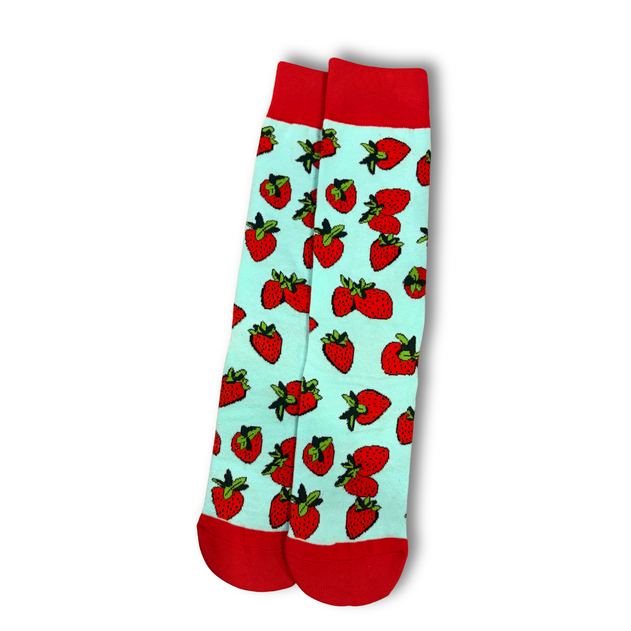 Teal Stawberry Socks