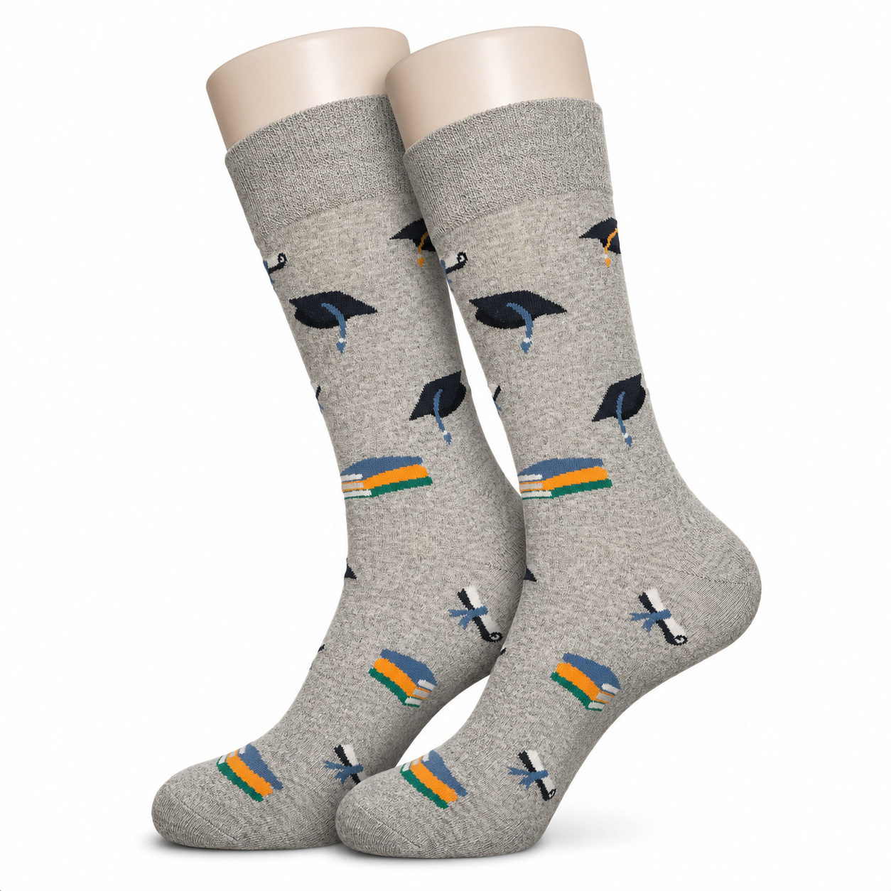 Grey Graduation Socks