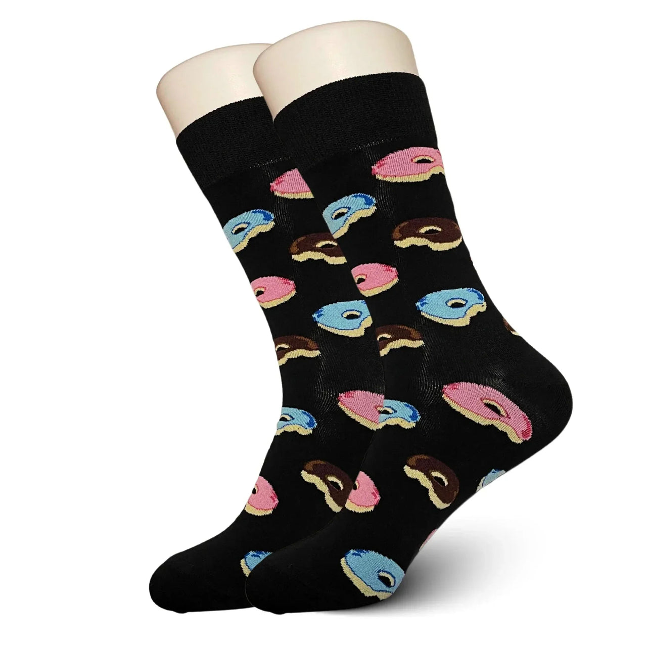 Black Donut Socks