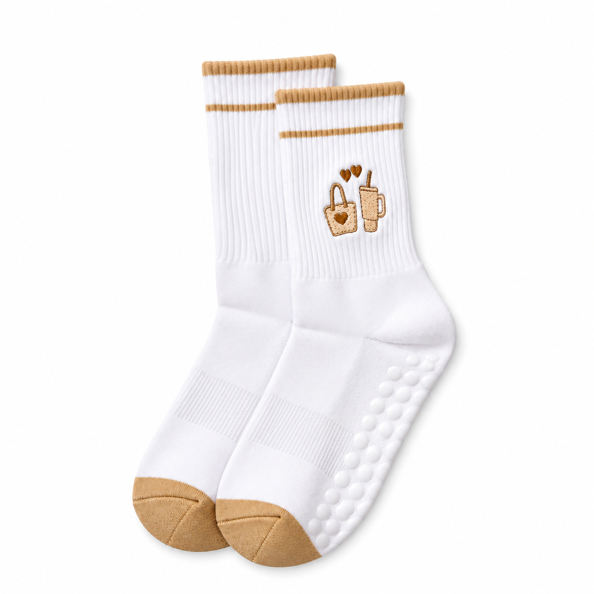 Tumbler and Tote Pilates Socks