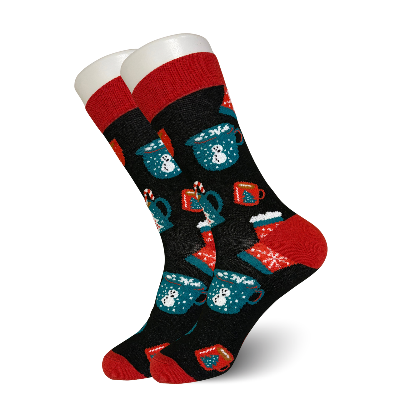 Black Hot Chocolate Christmas Socks