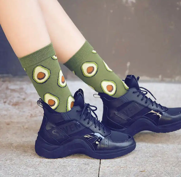 Green Women's Avocado Socks
