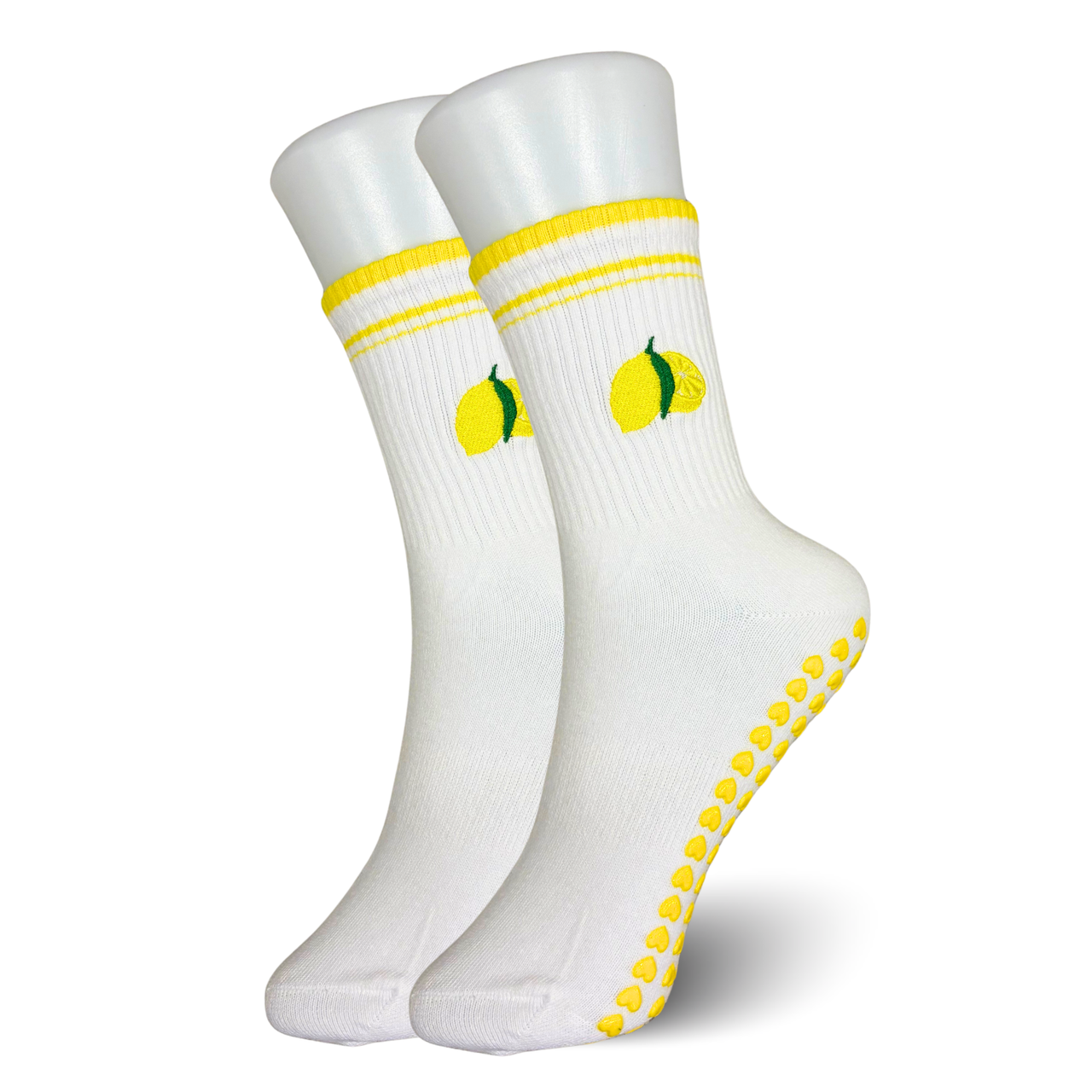 Lemon Pilates Socks
