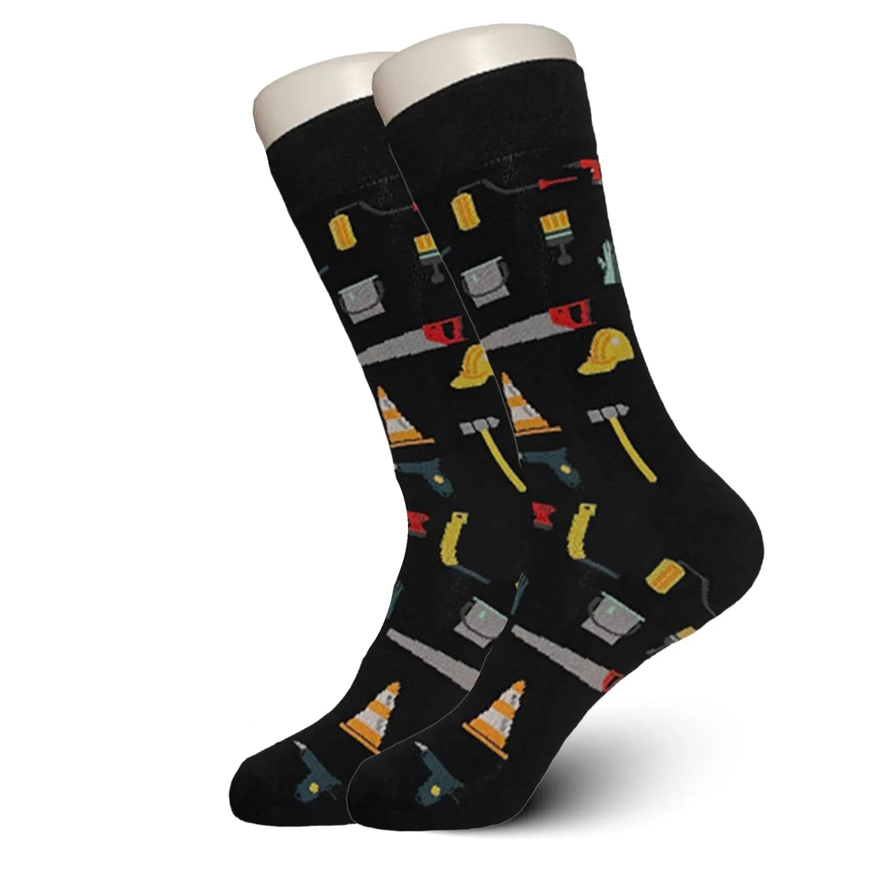 Black Construction Socks