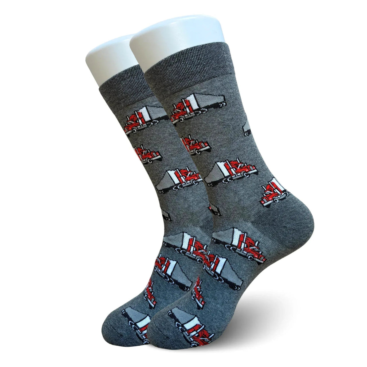 Grey Trucker Socks