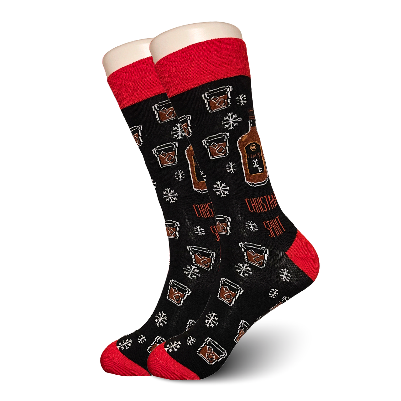 Black Winter Whiskey Socks