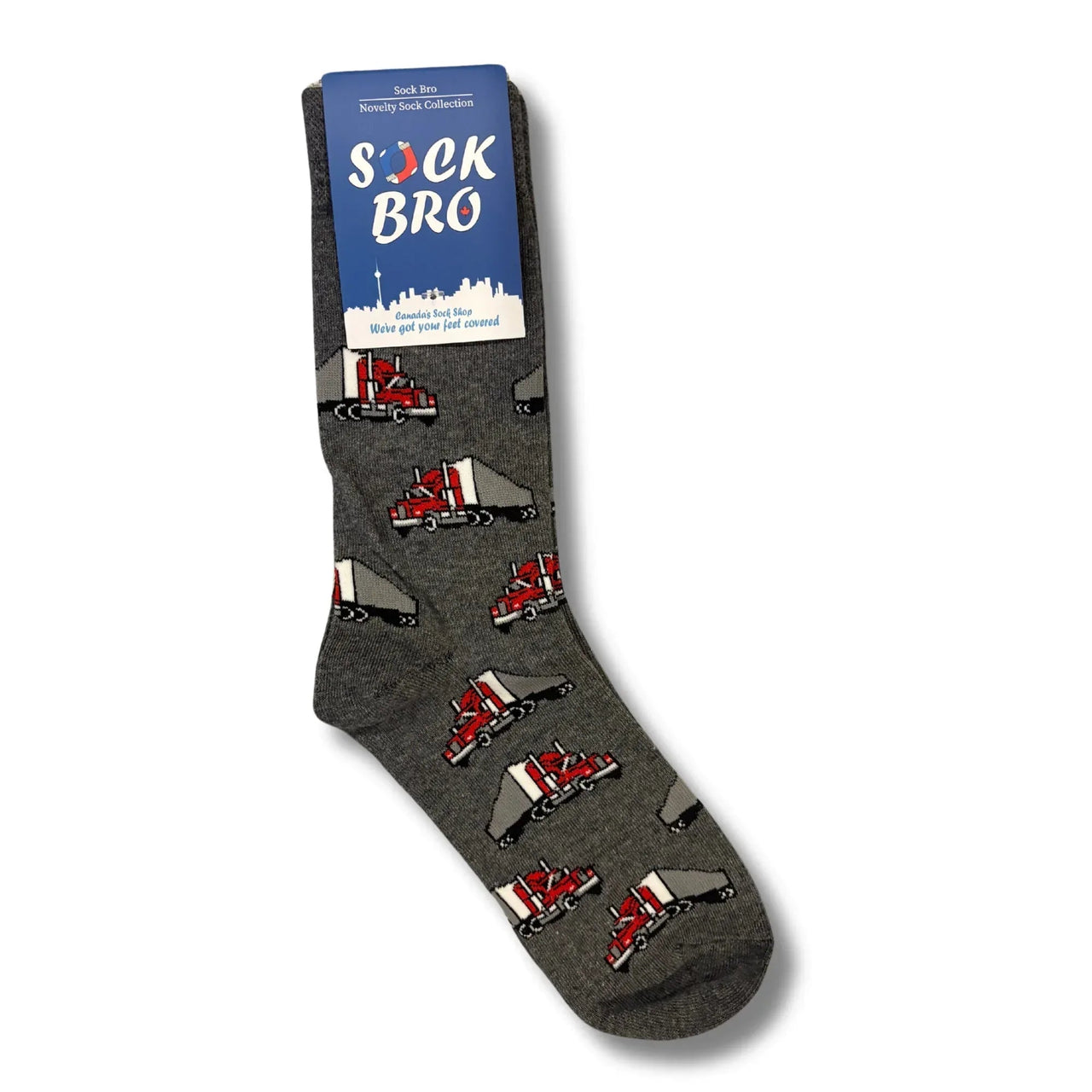 Grey Trucker Socks