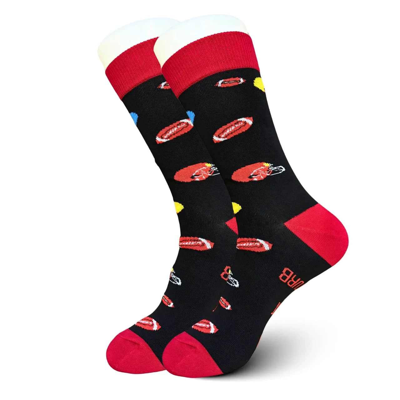 Black Football Socks