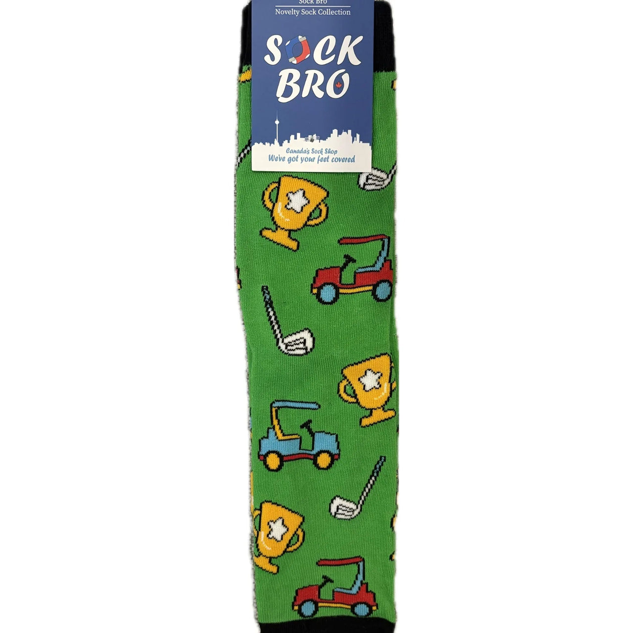 Green Golf Champ Socks