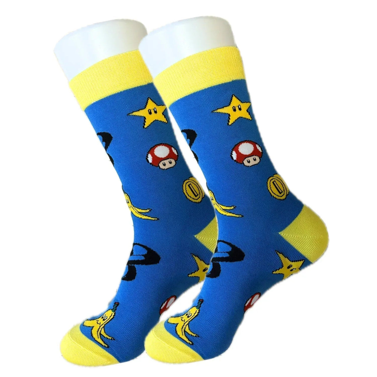 Blue Mario Kart Socks