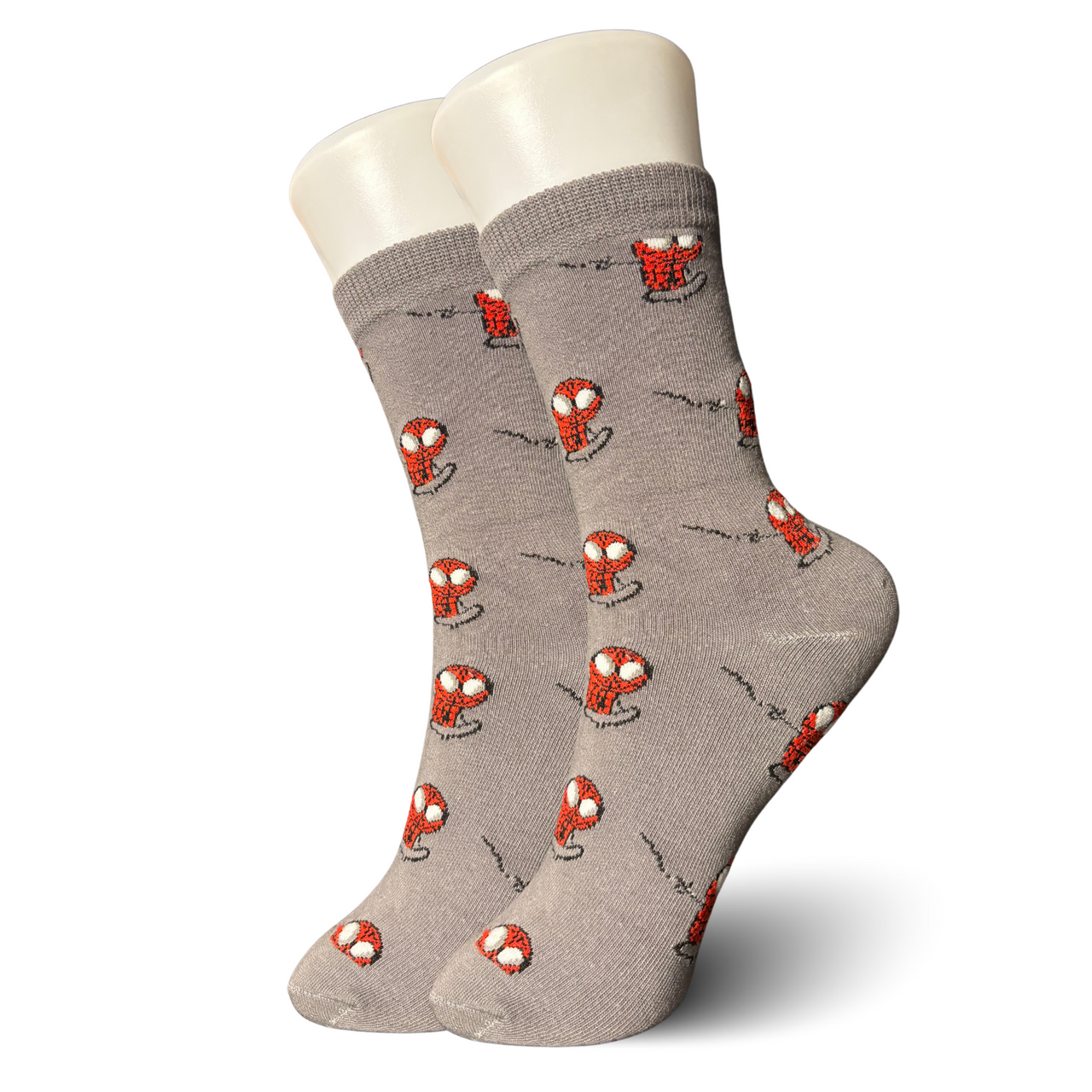 Grey Spider-boy Socks