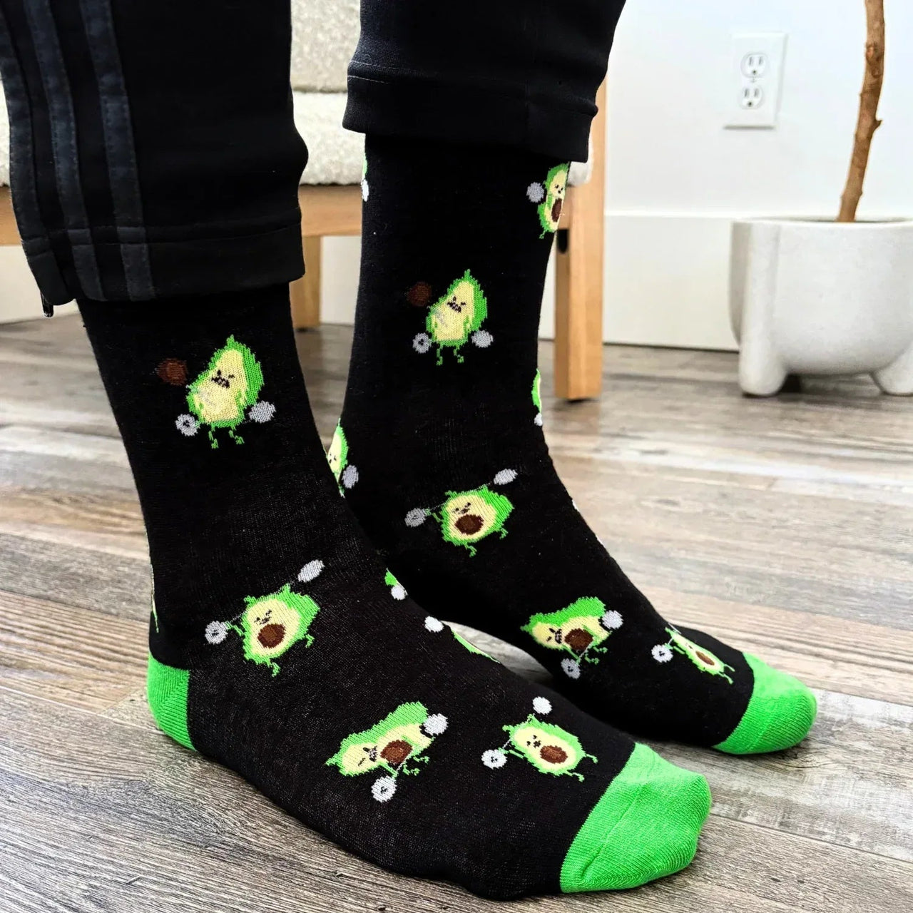 Weightlifting Avocado Socks