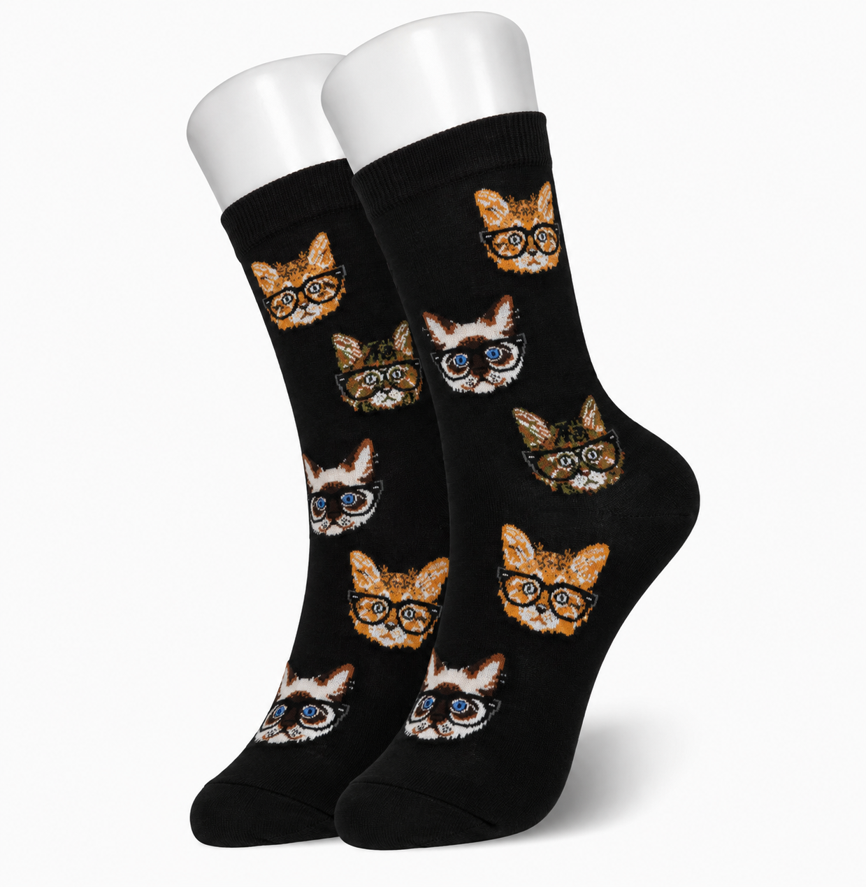 Kittens with Glasses Socks