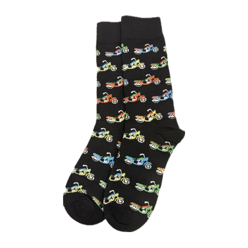 Black Motorcycle Socks