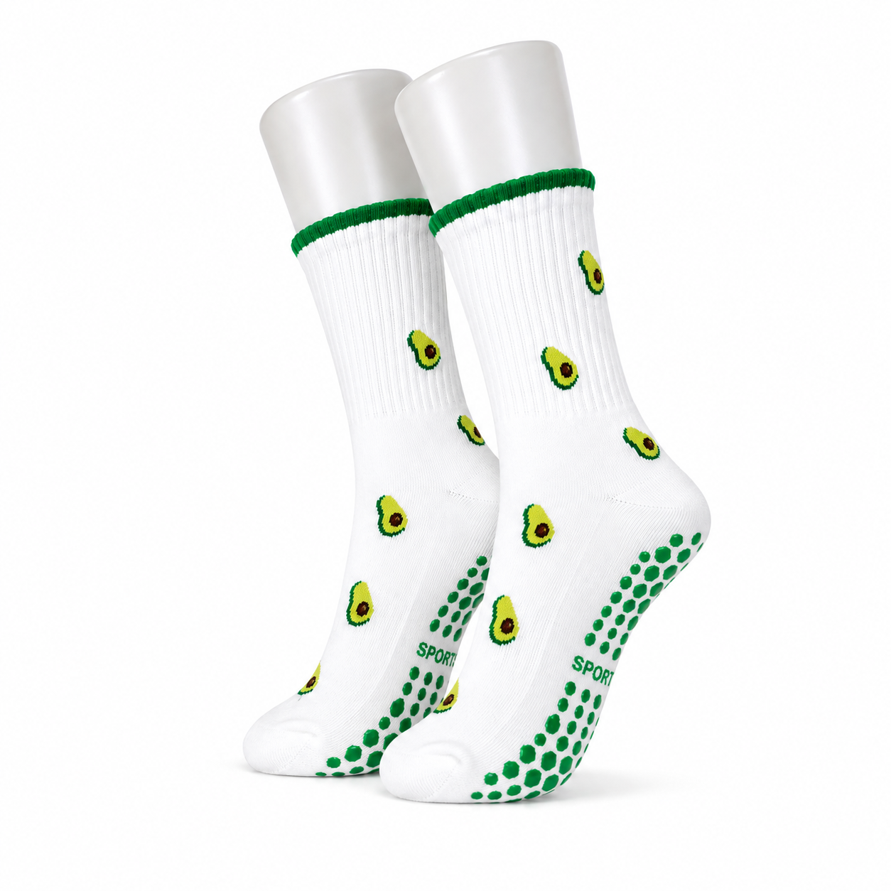 Avocado Pilates Socks