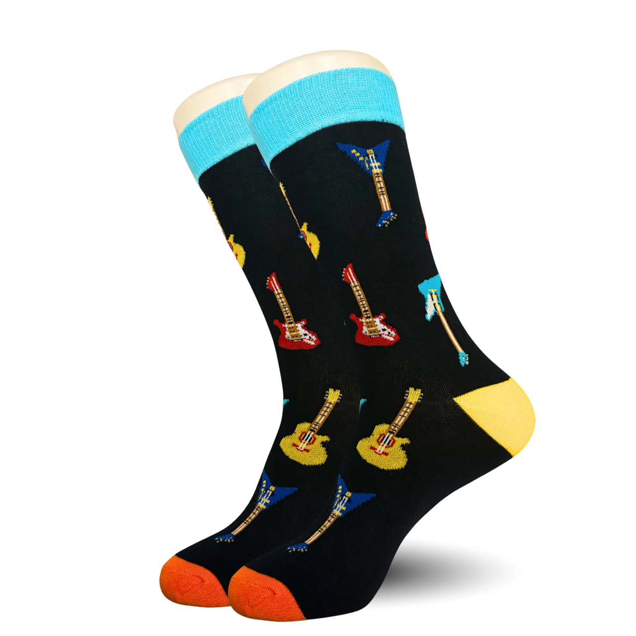 Blue Electric Guitar Socks