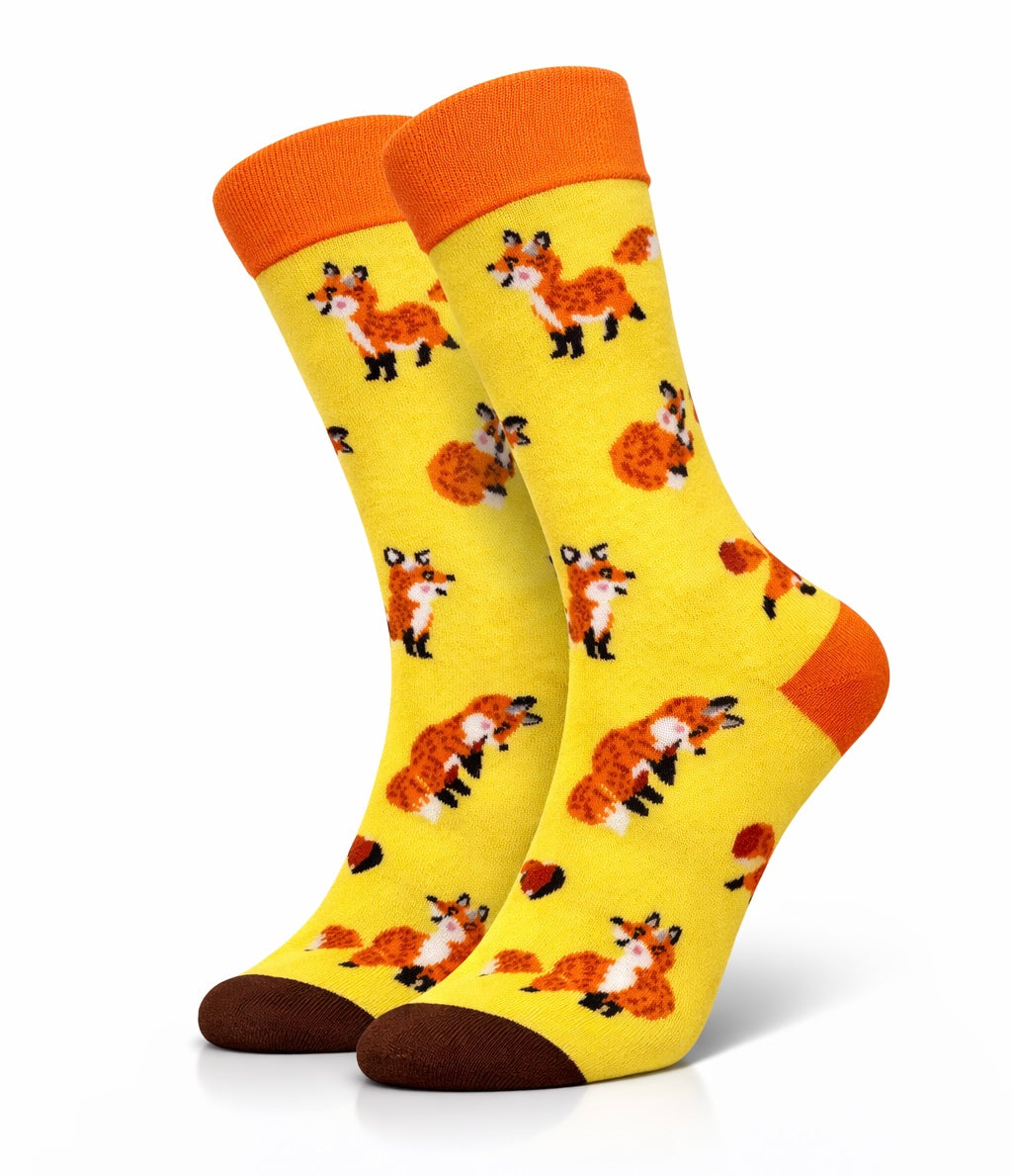 Yellow Fox Socks