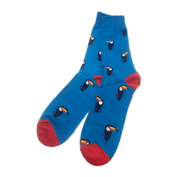 Blue Toucan Socks