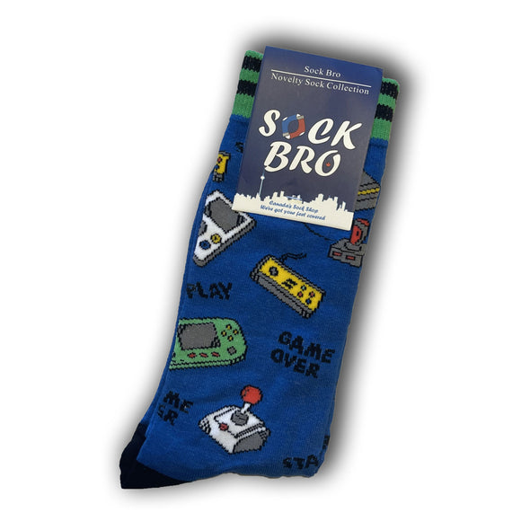 Blue Video Game Socks