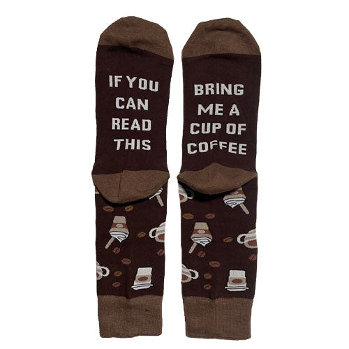Brown Coffee Cup Socks