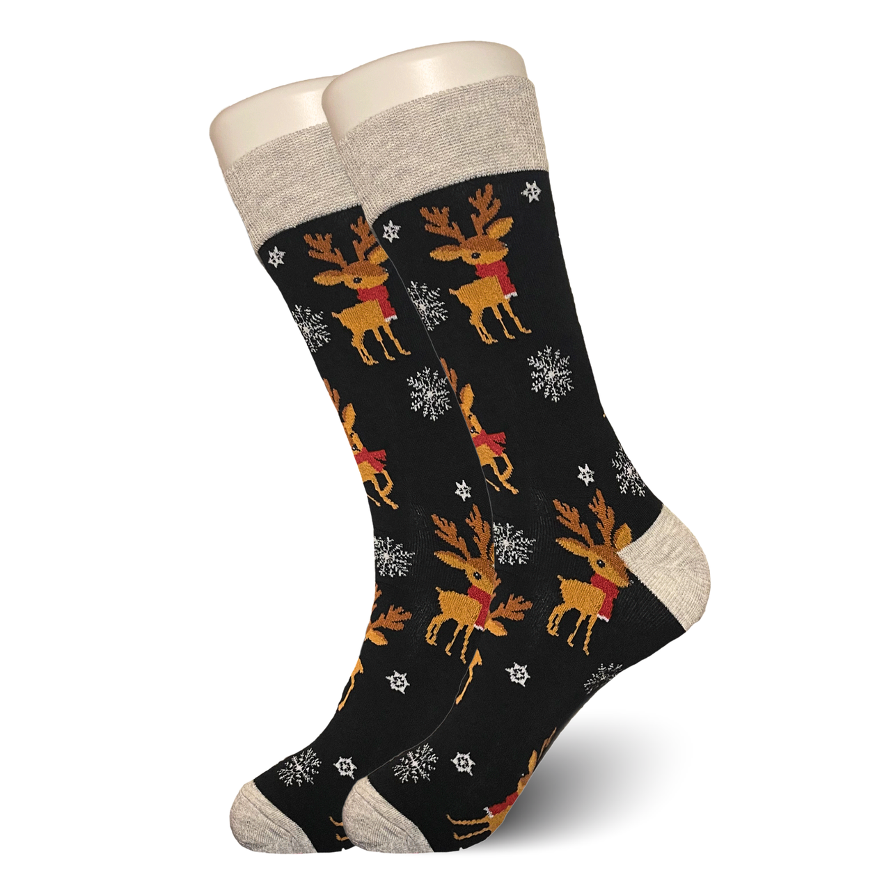 Reindeer Christmas Socks