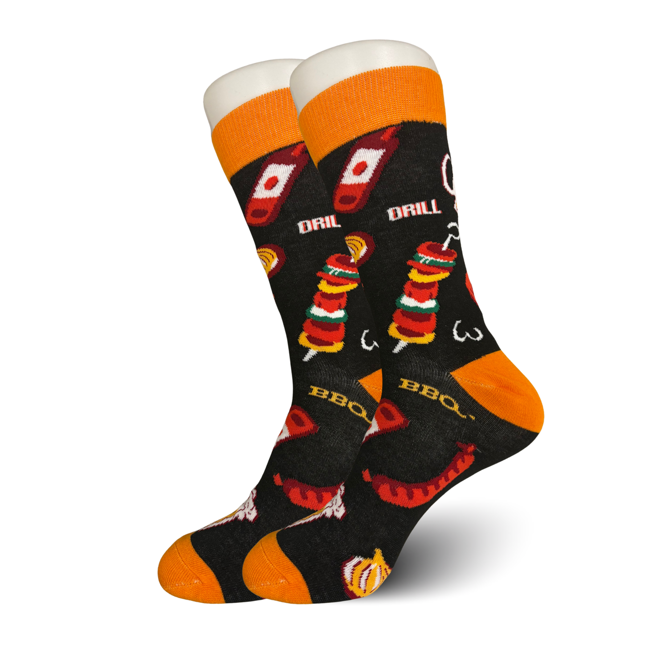 Black Barbeque and Beer Socks