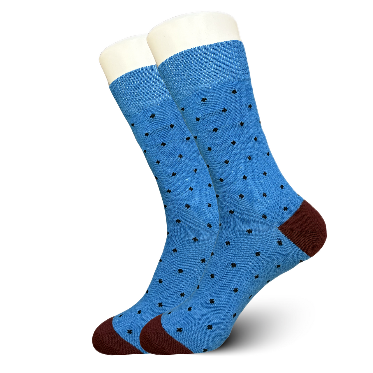 Blue Polka Dot Socks