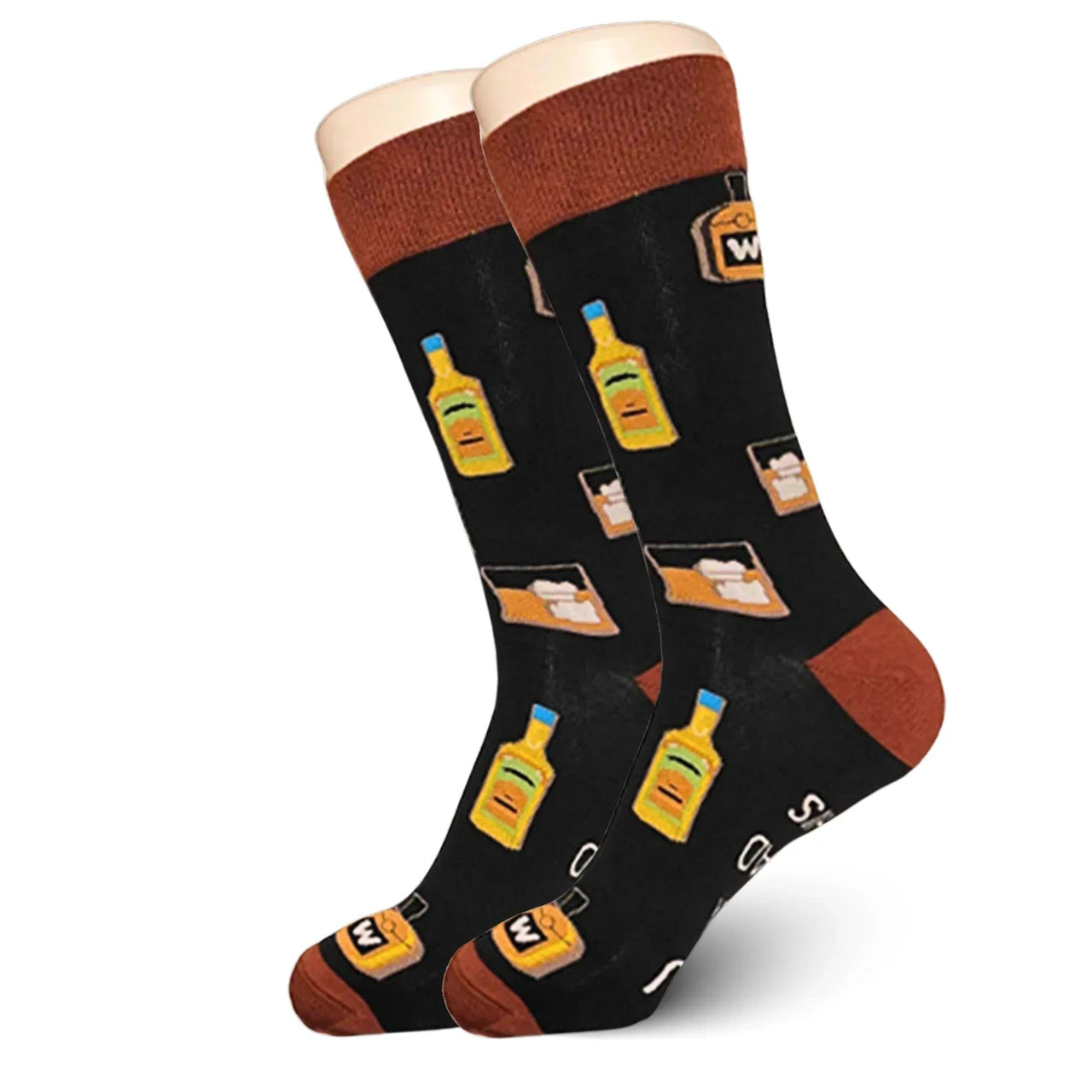 Black Whiskey Socks