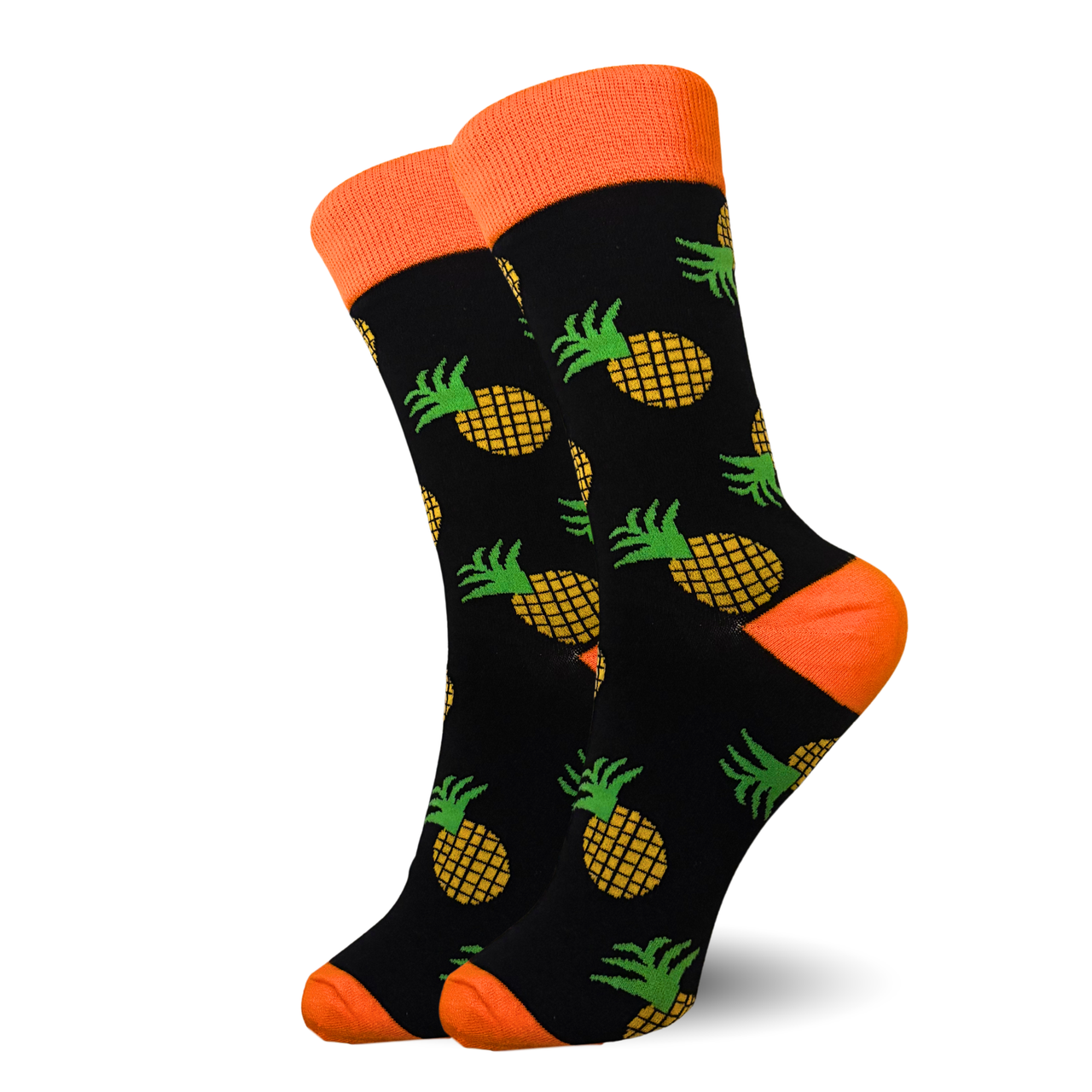 Black Pineapple Socks