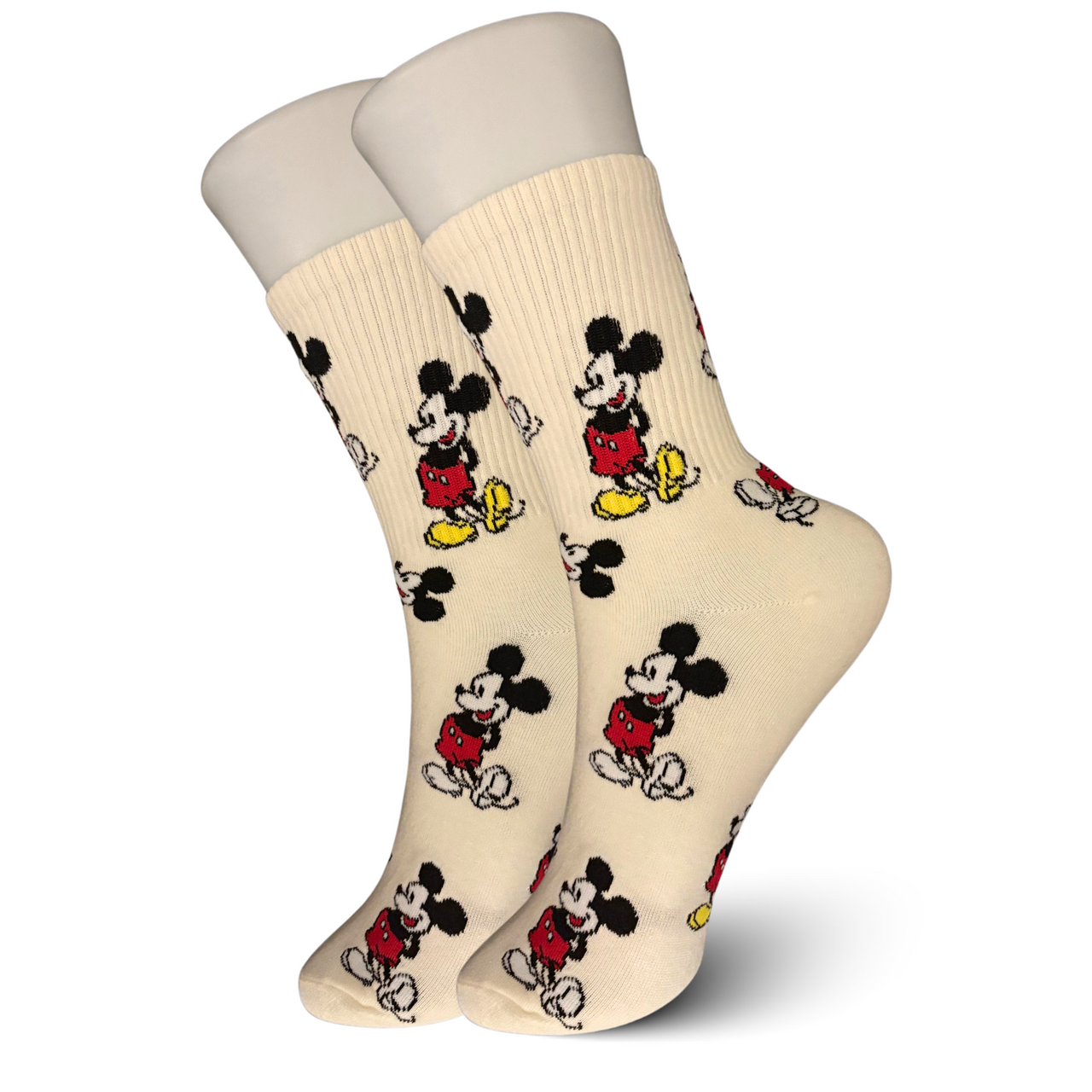 White Mickey Mouse Socks