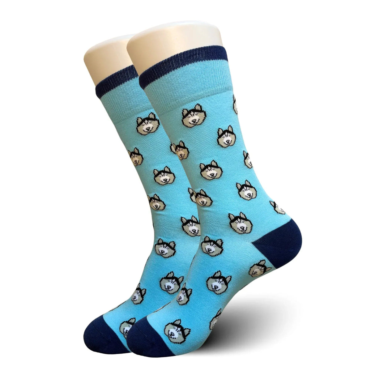 Blue Husky Socks