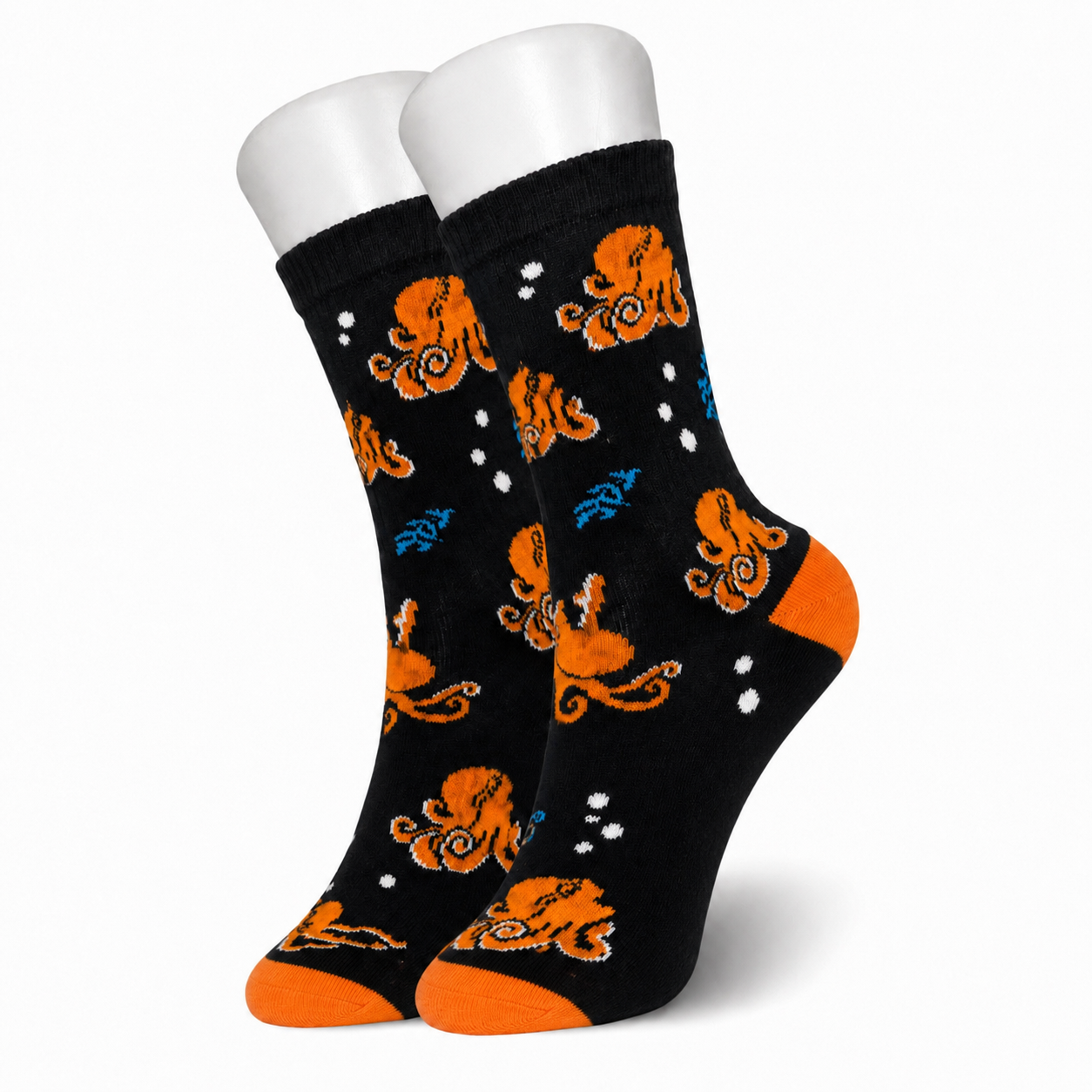Orange Octopus Socks
