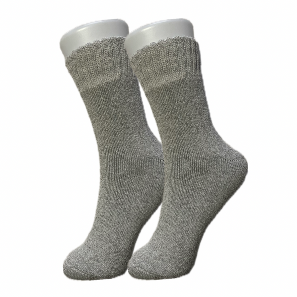 Grey Cozy Winter Socks