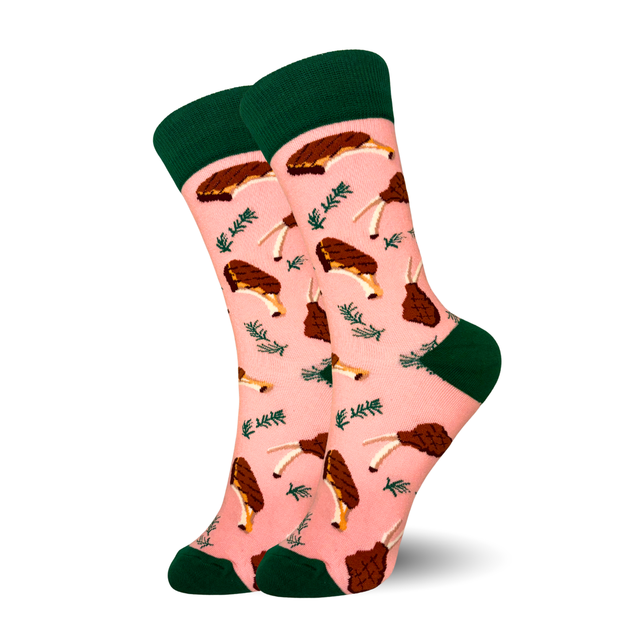Pink Steak Socks