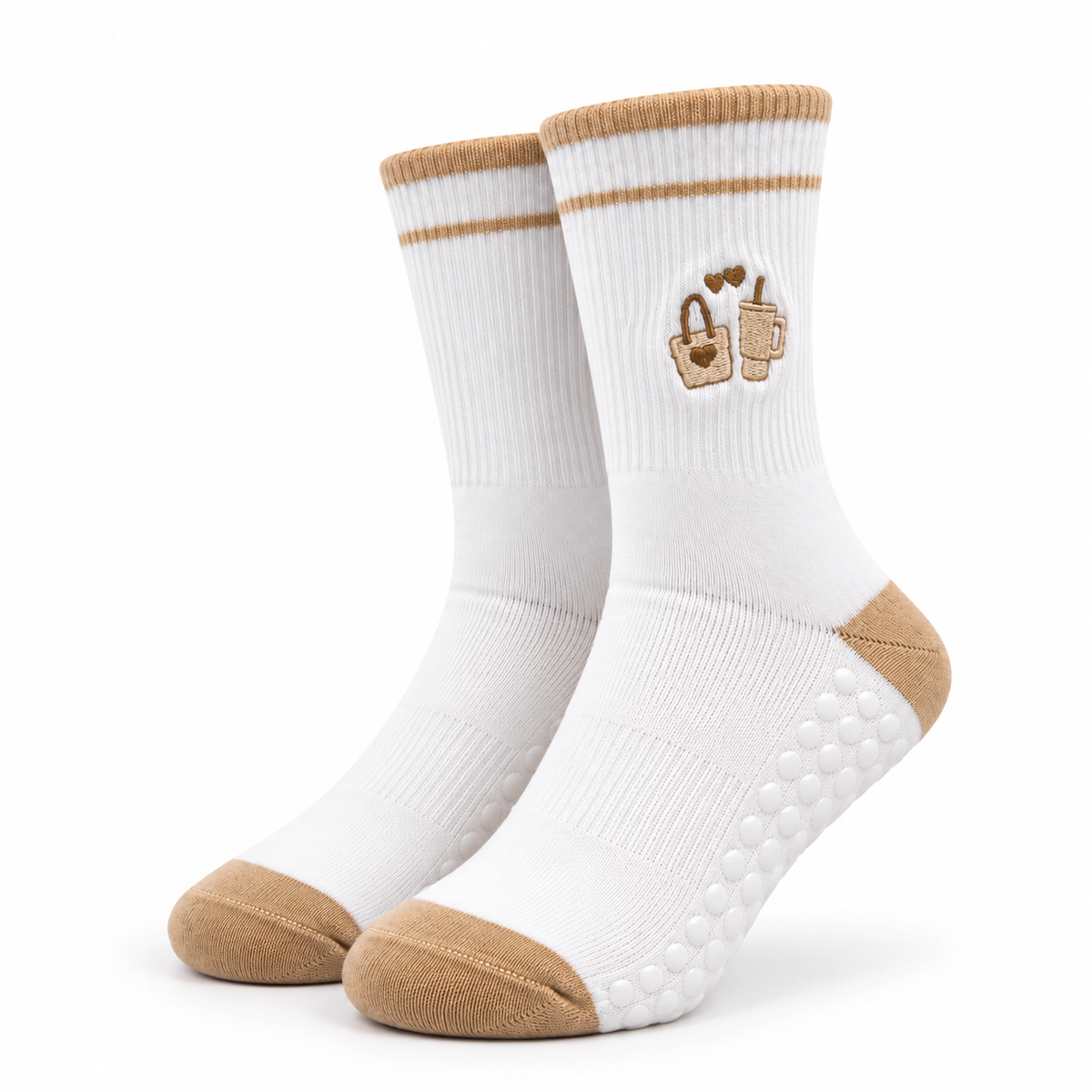 Tumbler and Tote Pilates Socks