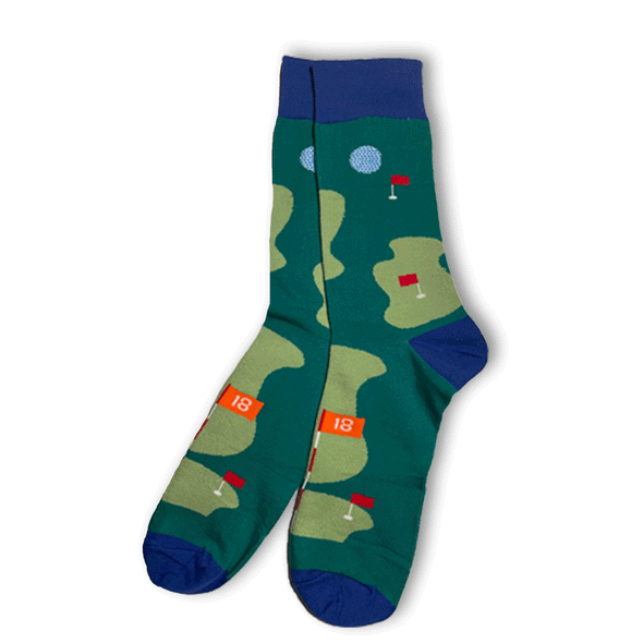 Green Golf Socks