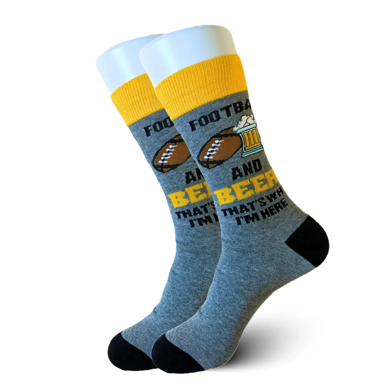 Football and Beer Socks