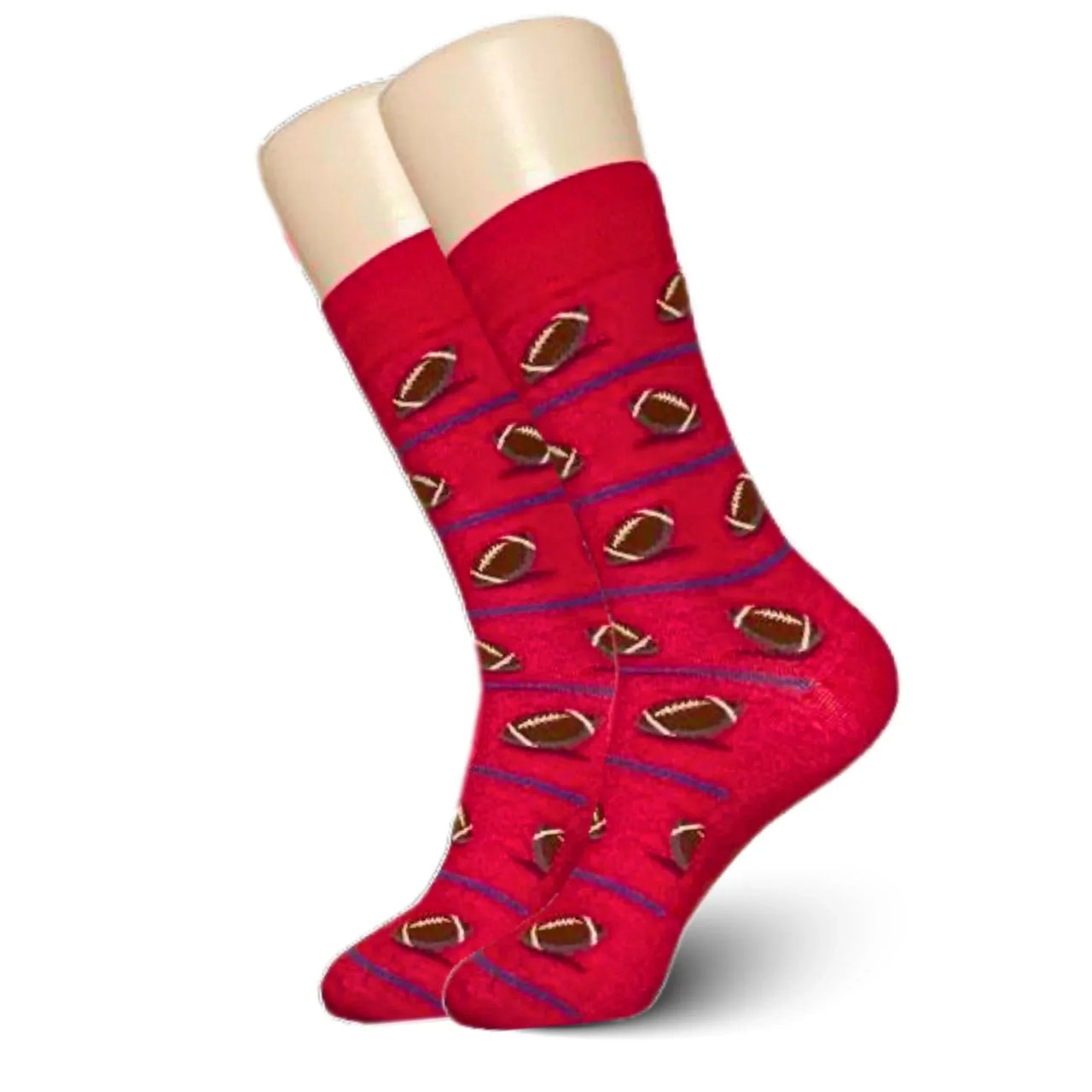 Red Football Socks