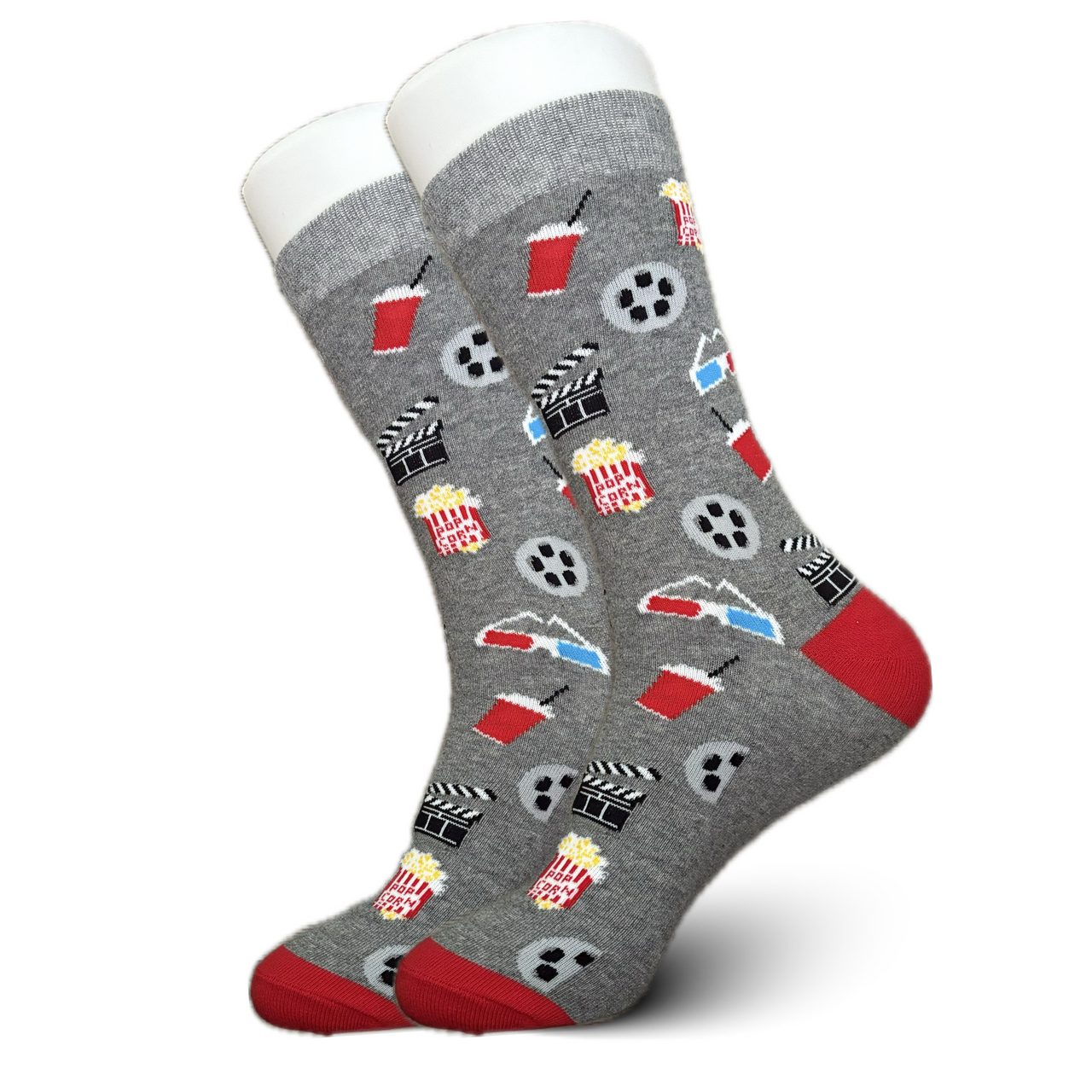 Grey Movie Socks