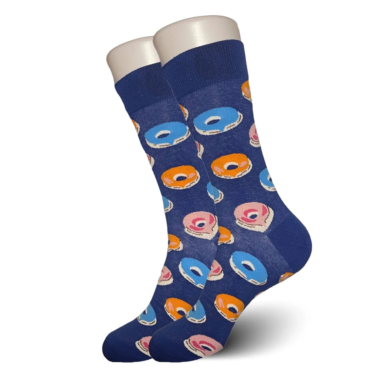 Blue Donut Socks
