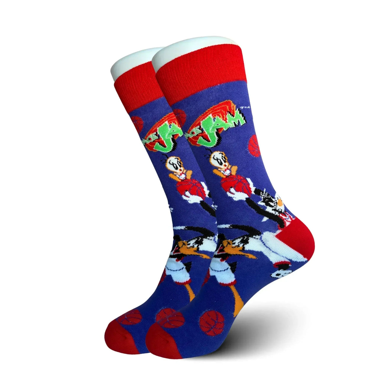 Purple Space Jam Socks