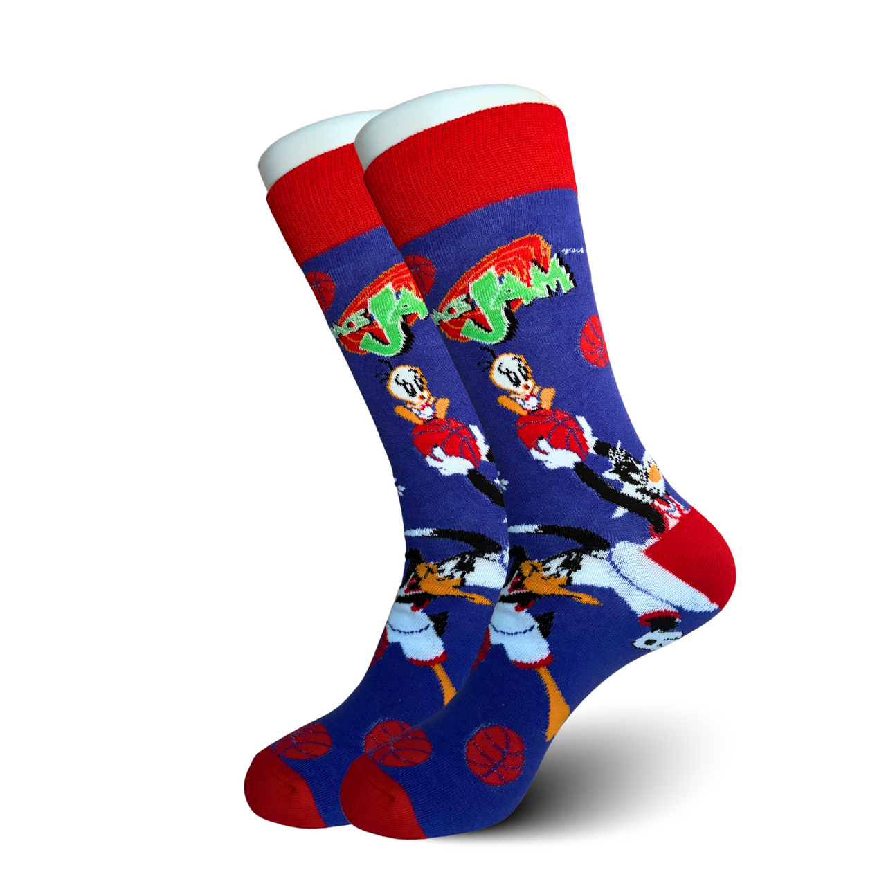 Purple Space Jam Socks