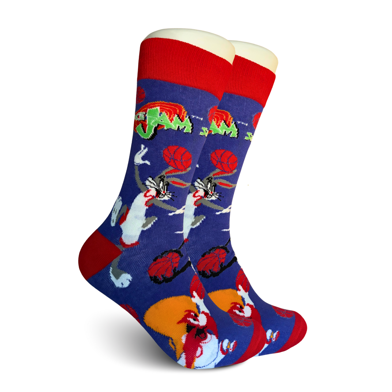 Purple Space Jam Socks