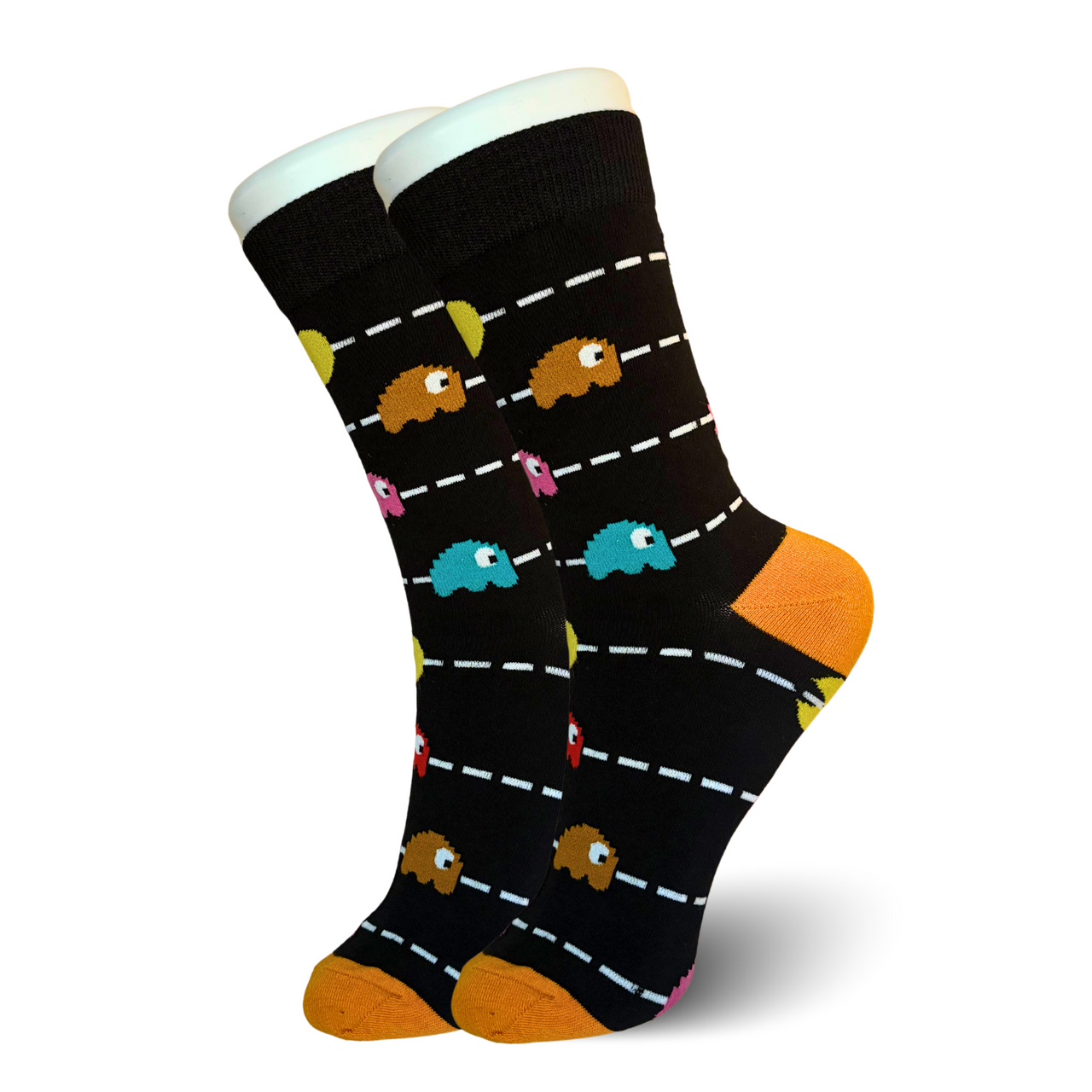 Black Multi-Colour Pacman Socks