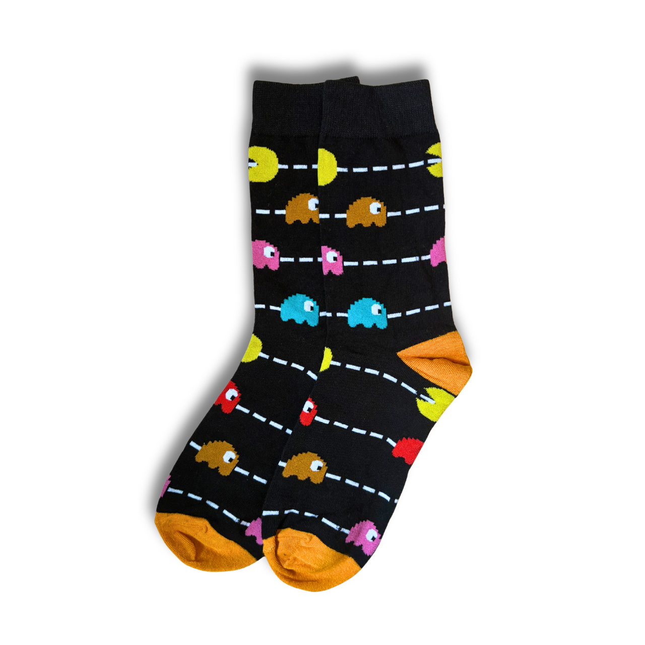 Black Multi-Colour Pacman Socks